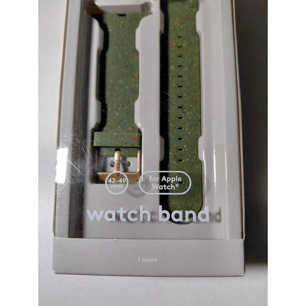 Apple Watch Silicone Band 42-49mm - Heyday Olive Speckle